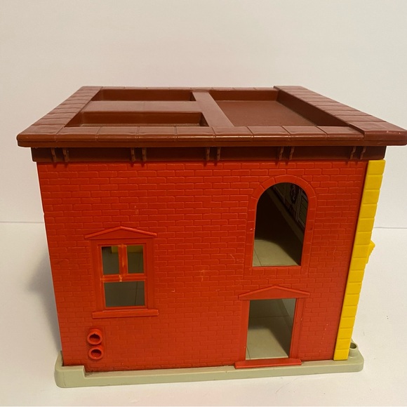 Fisher Price Play Family Fire Station Little People Vintage Building 70s 80s Toy - Picture 4 of 11